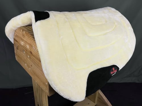 HILASON Western Endurance All Purpose Horse Fleece Saddle Pad - color: White