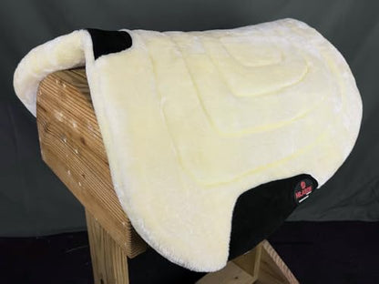 HILASON Western Endurance All Purpose Horse Fleece Saddle Pad - color: White