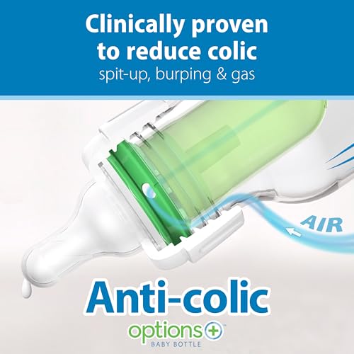 Dr. Brown's Anti-Colic Options+ Narrow Baby Bottle, Goat & Squirrel, 2-Pack - color: 2-Pack, Squirrel & Goat, size: 1 Count (Pack of 2)