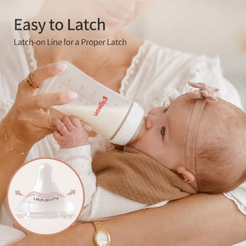 Pigeon PP Wide Neck Anti-Colic Nursing Bottle, 5 oz, 4-Pack - color: 5.4Oz, 4 packs