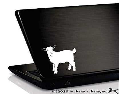 Standing Goat NickerStickers® Pygmy Goat Vinyl Window Decal Sticker