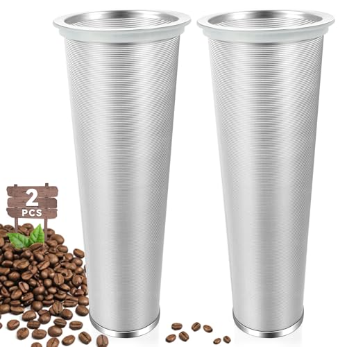 2 PCS Cold Brew Coffee Filter, Wide Mouth Mason Jar for 64oz - size: FILTER(64oz)