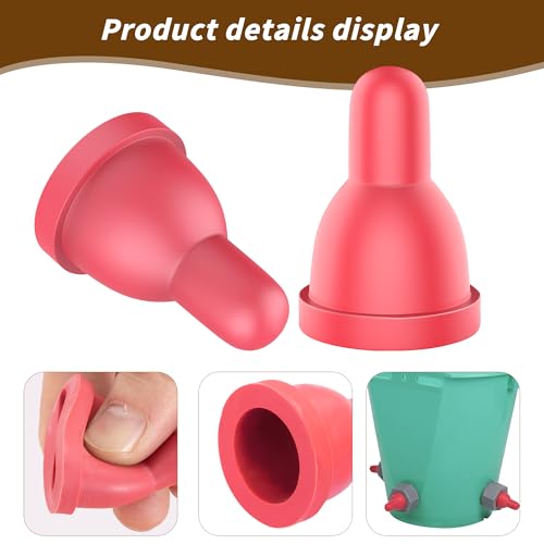 12Pcs Sheep Goat Lamb Milk Nipples Soft Rubber Pacifier - size: 12PCS Lamb pacifier