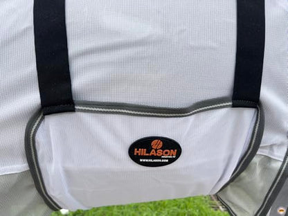 Hilason 66" - 84" UV Protect Mesh Bug Mosquito Summer Fly Sheet - color: White/Gray, size: 66 In