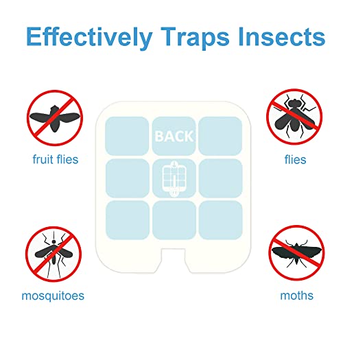 Dichroma Refills for Safer Home Indoor Fly Trap & Dynatrap DT3005W, 60 Pack - style: 60 Pack