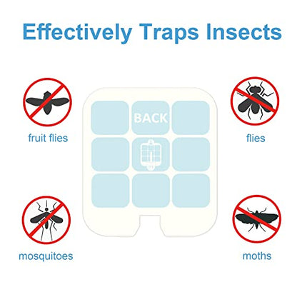 Dichroma Refills for Safer Home Indoor Fly Trap & Dynatrap DT3005W, 60 Pack - style: 60 Pack