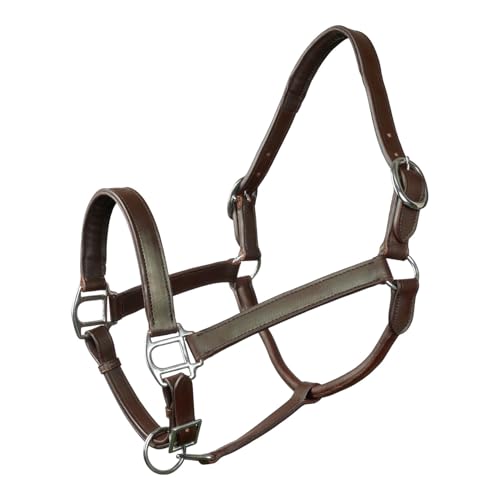TuffRider Miller's Padded Rolled Throat Leather Halter