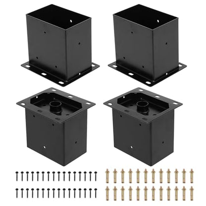 4 x 6 Post Base 4 PCS, (Inner Size 3.6x5.6) Post Brackets