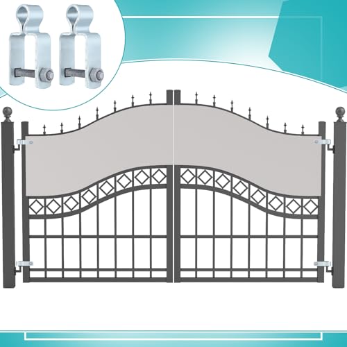 Dansydaisy 2 Pcs 1-1/2" x 1-1/2" Square Post Female Gate Hinges,Silver - color: Silver, size: 1-1/2'' X 1-1/2''
