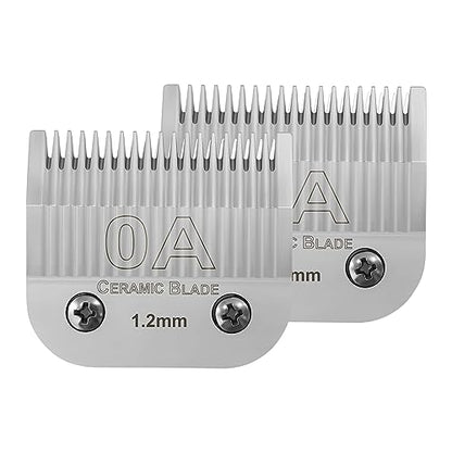 0A Replacement Blade compatible with Oster Classic 76/Andis dog Clipper - color: SIZE 0A(2 PACK)