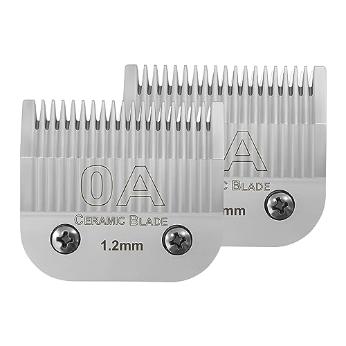 0A Replacement Blade compatible with Oster Classic 76/Andis dog Clipper - color: SIZE 0A(2 PACK)