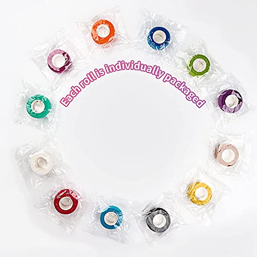 Self Adhesive Bandage Wrap, 12 Pack 1" x 5 Yards, Elastic Cohesive Tape