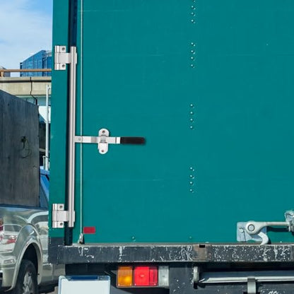 Hicarer Silver Cam Bar Enclosed Lock Trailer Zinc Plated, Silver, 45 Inch - color: Silver, size: 45 Inch