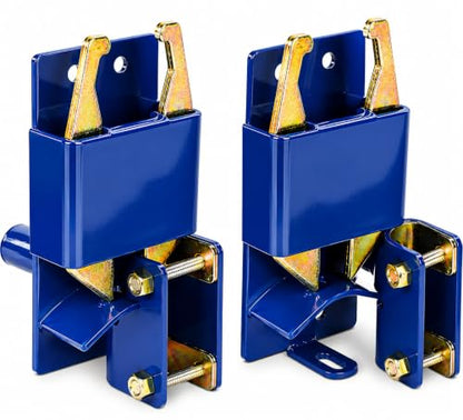 Two Way Lockable Gate Latch, Blue. Perfect for Farms, Pastures, and Ranches. Part Number S16100100 (Big Blue 2PACK) - size: BIG BLUE 2PACK
