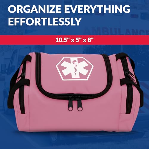 Dixie EMS Dixigear Empty First Responder II Bag 10.5" x 5" x 8" - Pink - color: Pink