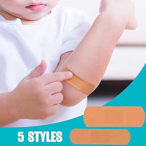 Lounsweer 720 Pcs Assorted Bandage Bulk Waterproof Adhesive Variety Bandage - style: Classic
