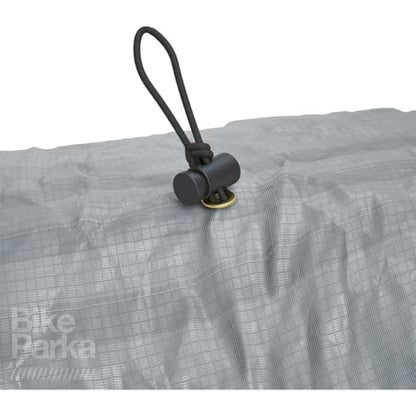 BikeParka XL Waterproof Bicycle Cover - PAVEMENT Grey - color: Pavement Grey