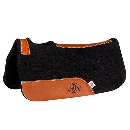 MUSTANG Contour Felt Pony Pad Top Grain Leathers
