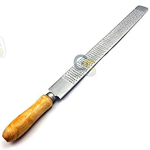 G.S HORSE HOOF RASP & FILE 14" TANGED with POLISHED WOODEN HANDLE