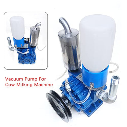 Vacuum Pump for Cow Milking Machine Milker Bucket Tank Barrel 250L/min Portable Cow Goat Milking Machine Vacuum Pump Livestock Milking Equipment Barrel Vacuum Pump 250L/min(US Stock)