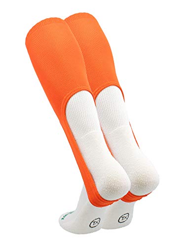 TCK 9 Inch Solid Baseball Stirrups - Adult and Youth - color: Orange, size: Medium