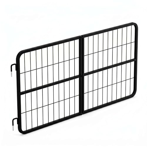 Commercial Grade Horse Stall Front, Heavy Duty Steel Horse Stall Gate with Secure Latch, Two-Way Metal Stall Door for Stables, Durable Equine Stall Gate for Professional Use