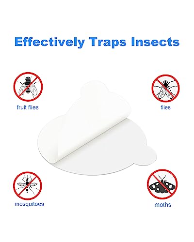 50 Pcs 4.3" Refill Glue Boards Compatible with Katchy, Fenun, Dunaga, and Fvoai Zap H3 M3 Pro, Replacement Sticky Pads for Indoor Insect Fly Mosquito Trap Bug Catcher Catchy Zapper - style: 50 Pack