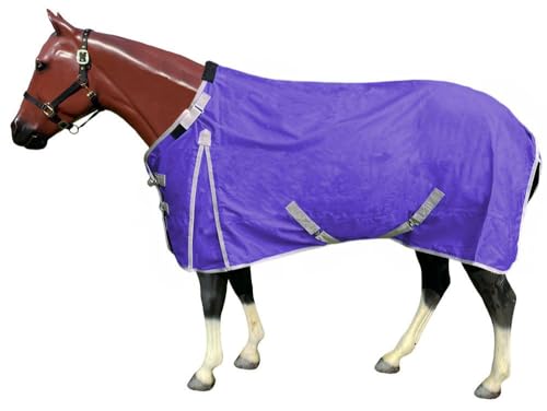 1200D High Gusset Waterproof Rain Sheet with Adjustable Neck - color: Purple, size: 69