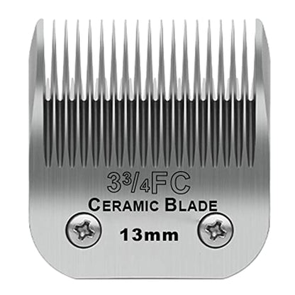 3-3/4FC Detachable Dog Blades Compatible with Andis/Oster A5 Grooming - color: Silver, size: 3-3/4FC 13mm