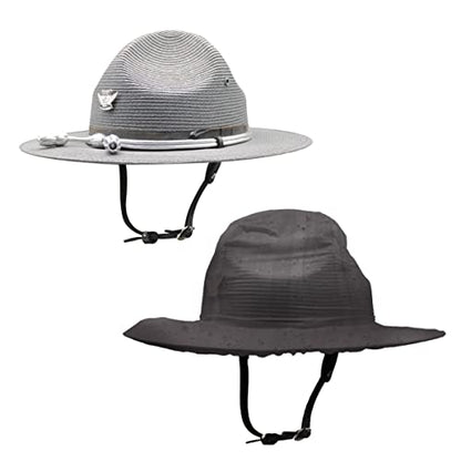 Phillips Brush Reusable Rain Cap Protective Hat Cover & Carrying Bag - color: Smoke, size: Large