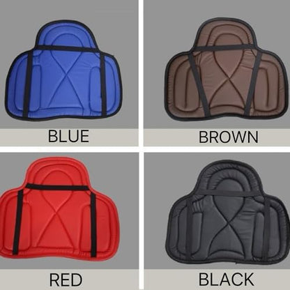 Saddle Tush Cushion Western Long Saddle Pad Horse Riding Seat Saddle Cushion Pad - color: BLUE