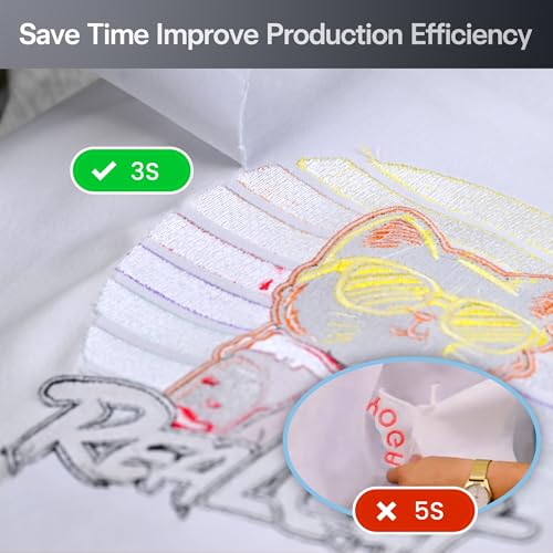 BAI Tear Away Stabilizer for Embroidery 2.0oz, 9"x9" 100 Sheets | 2.0oz Enhanced Support, Clean Tear Away Removal, Faster Batch Production, Machine Embroidery, Logos, Uniforms & Apparel - color: 9"x9" 100 sheets