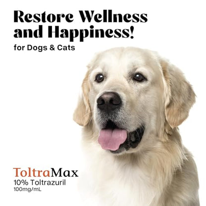 Toltrazuril 10.0% for Horses, Dogs, Cats, 120mL/4 Ounce, for Non-Food Chain Animals - size: 10% Strength | 120mL/4 Ounces