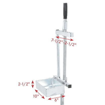 Premier 1 Galvanized Steel Milking Stand for Goats & Sheep – 20"W x 48"L