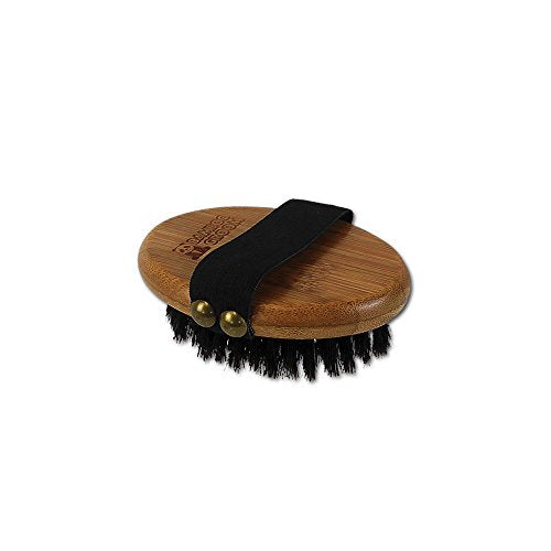 Alcott Bamboo Groom Palm Brush with Boar Bristles for Pets - style: Palm Brush with Boar Bristles