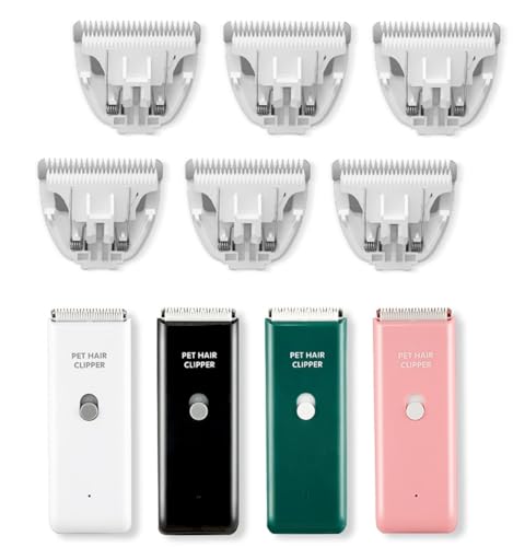 Washable Replacement Blades for Dog Clipper,Replacements Blades for Dogs and Cats Grooming Clippers,6 PCs of Replacement Blades Only - color: Tb022 6pc Blades