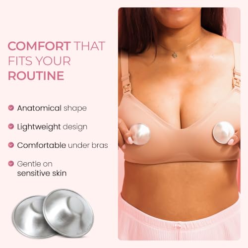 Silverette Nursing Cups, Postpartum Essentials, Real Silverette, S O-Feel - size: Small With O-Feel Silicone Rings