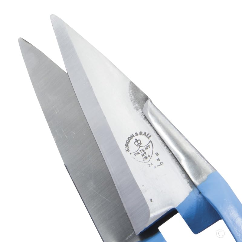 Premier 1 Bent Hand Shear for Wool Sheep & Livestock - 5.5" Blade - Blue