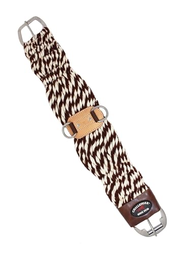 Horse Western 27 Strand Double Weave Two-Tone Mohair Straight Cinch 97RT06 - size: 32"