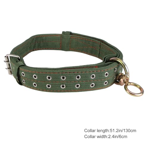 DOITOOL Adjustable Canvas Cow Collar Calf Neck Strap with Buckle 3 Pack Livestock Collar for Farm Animals Sheep Horse