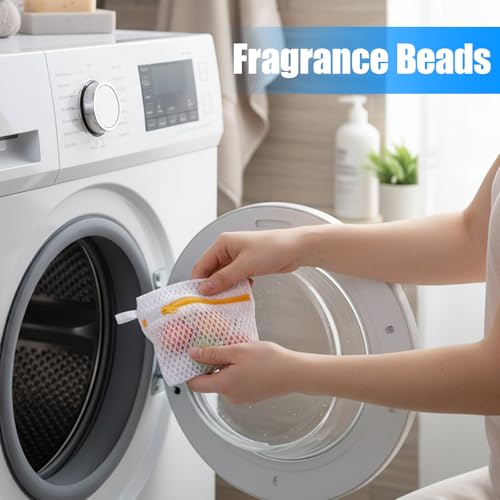 4 PCS Small Laundry Bags Mesh Wash Bags, 4.7×5.1 in Mesh Bag for Laundry Bag for Delicates Durable Zippered Wash Pouch Lingerie Socks Travel