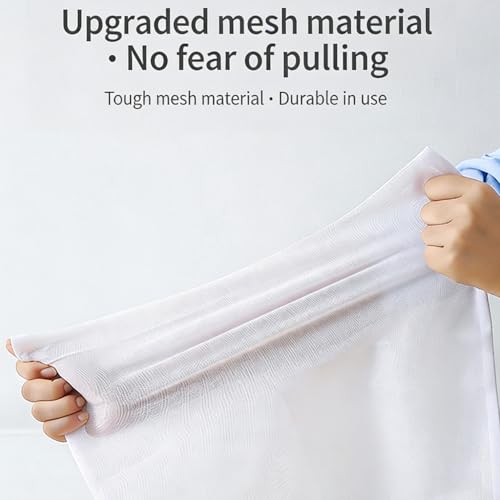 3Pcs Mesh Laundry Bags with Sturdy Zipper,washing Bags for Washing Delicates,Protect Clothes in Washing Machine for Home, College & Dorm (3 Medium) - size: 3 Medium