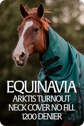 Equinavia Arktis Turnout Neck Cover No Fill | 1200 Denier - Deep Green - M - color: Deep Green, size: M