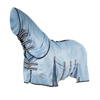 Horze Freja Horse Fly Sheet with Belly Band, Equine Fly Sheet for Horses - size: 78 in