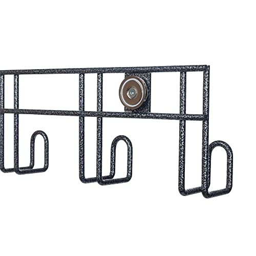 EASY-UP Pro Magnetic 6 Hook Tack Rack | Stable and Trailer Essential | High-Strength Magnets | Easy Horse Tack Organization