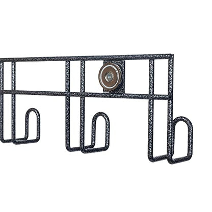 EASY-UP Pro Magnetic 6 Hook Tack Rack | Stable and Trailer Essential | High-Strength Magnets | Easy Horse Tack Organization