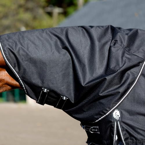 Equinavia Norse Turnout Neck Cover 200g - Black - L - color: Black, size: Large
