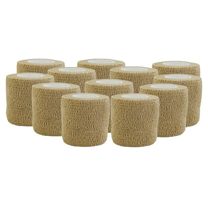 MCR Medical, Cohesive Bandage 24-Pack, Self-adhering Bandage Tape - size: 24-pack