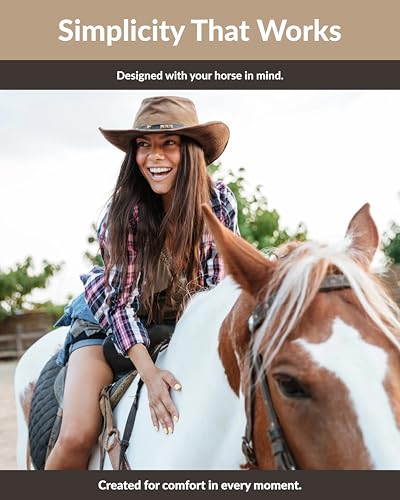 TSZ Horse Fly Mask with Ears Cover - UV Block 70% Breathable Mesh Flymask | Fly Masks for Horses, Durable Fly Control Mask, Comfortable All-Day Protection for Equines. Fleece Padding, Adjustable Straps - size: Horse