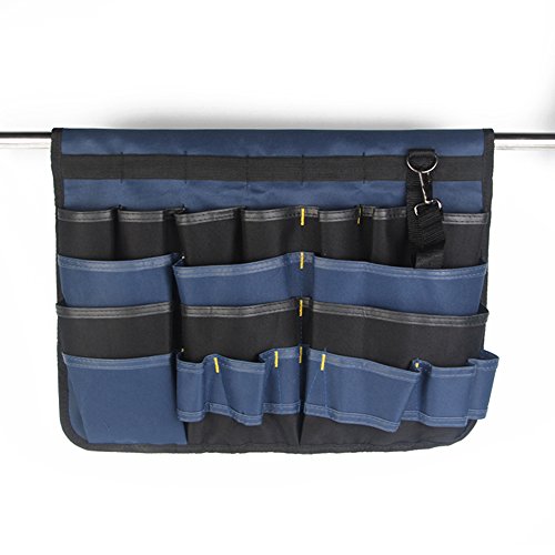 PT-N018 MultiPatternal Adjustable Hanging Bag Tool Organizer, Blue